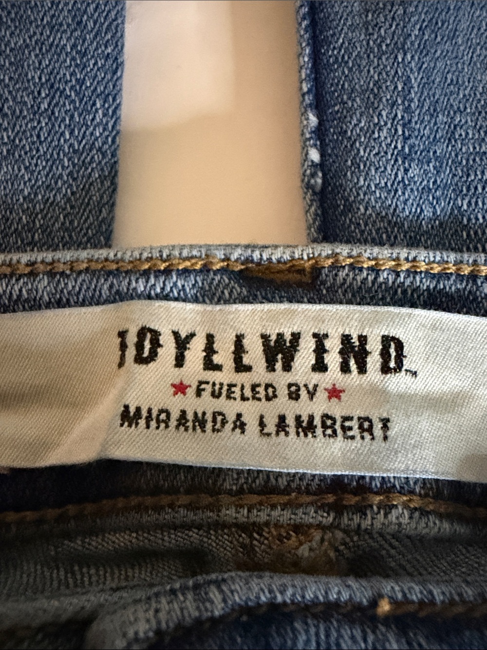 Idyllwind legend Blue Bootcut Jeans with Cream Embroidery - Picture 6 of 10